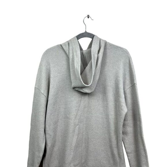 Abercrombie & Fitch Hooded Sweatshirt Long Sleeves Terry Cloth Gray Women Sz S - Picture 5 of 5